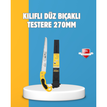 Düz Bıçaklı Budama Testeresi Kılıflı Güvenli Tasarım - Lisinya