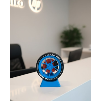 Modern Ofis Dekoru Jant Görünümlü Masa Üstü Aksesuar - Lisinya