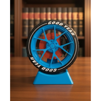 Araba Tutkunlarına Özel Jant Tasarımlı Masa Dekoru - Lisinya