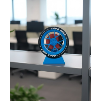Otomobil Jant Görünümlü Masa Üstü Ofis Süsü - Lisinya