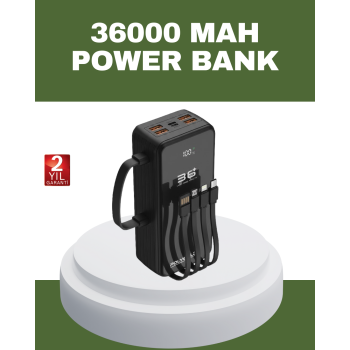 Hızlı Şarj Destekli Powerbank Tüm Cihazlarla Uyumlu - Lisinya