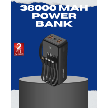 Çok Çıkışlı Taşınabilir Şarj Cihazı Dijital Göstergeli - Lisinya