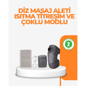 NTC Isı Kontrollü Diz Masaj Aleti Titreşim ve Isı Terapisi - Lisinya