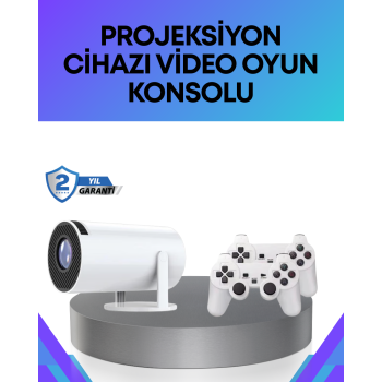 Oyun Konsolu Uyumlu Kablosuz Projeksiyon Cihazı Ev Sinema Deneyimi - Lisinya