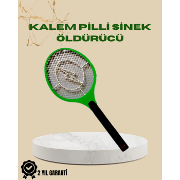 Yüksek Gerilimli Elektronik Sinek Öldürücü – Pil ile Çalışan, Güvenlik Izgaralı - Lisinya