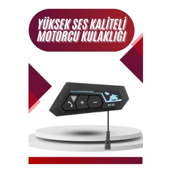 Intercom Bluetooth Kask Kulaklık Motosiklet Kulaklık 5.0 Bluetooth - Lisinya