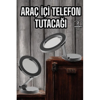 Yeni Nesil Araç İçi Mıknatıslı Telefon Tutacağı Tüm Telefonlara Uyumlu - Lisinya