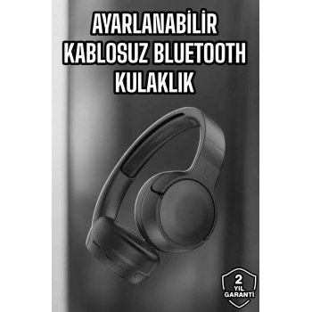 Kulak Üstü Kablosuz Bluetooth Kulaklık Gürültü Önleyici Uzun Şarj Süreli - Lisinya
