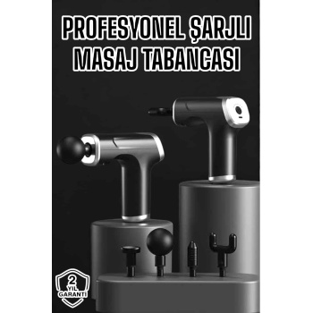 Masaj Aleti Masaj Tabancası Darbeli Şarjlı Kas Ve Vücut Ağrıları İçin - Lisinya