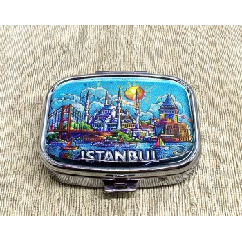 İstanbul Temalı İlaç Kutusu Alk4367 - Lisinya