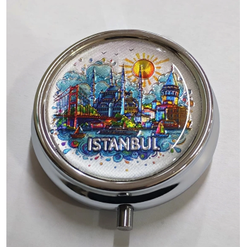 İstanbul Temalı İlaç Kutusu Alk4376 - Lisinya