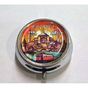 İstanbul Temalı İlaç Kutusu Alk4377 - Lisinya