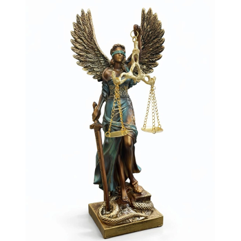 Polyester Kanatlı Adalet Biblosu Alk4418 - Lisinya