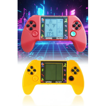 Taşınabilir Tetris Oyun Konsolu Renkli Retro Oyun Aleti Çocuklar İçin Eğlenceli Mini Konsol ( Lisinya )