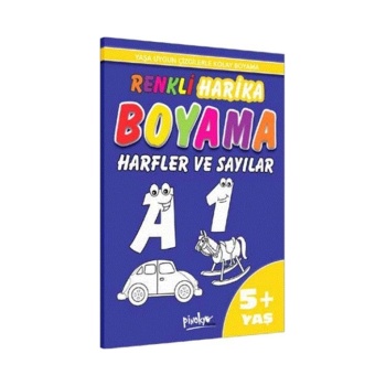 Renkli Harika Boyama Harfler ve Sayılar (5+Yaş)