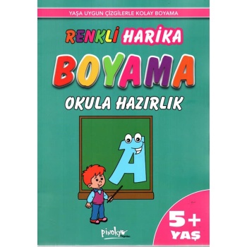 Renkli Harika Boyama Okula Hazırlık (5+Yaş)