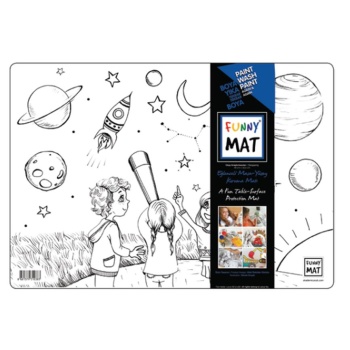 Funny Mat- Uzay  Araştırmacıları  - 33,5x48cm