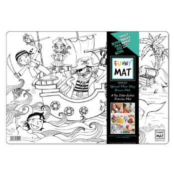Funny Mat- Korsanlar - 33,5x48cm