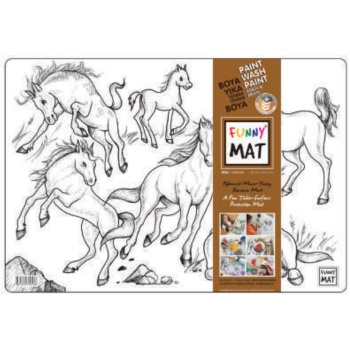 Funny Mat -  Atlar 33,5x48cm