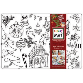 Funny Mat - Mutlu Yıllar 33,5x48cm