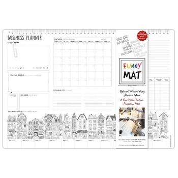 Funny Mat - Çalışma Masam (Business Planer - Küçük Boy) - 33,5x48cm