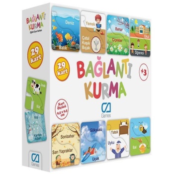 Eğitici Oyun Kartları Bağlantı Kurma 5043
