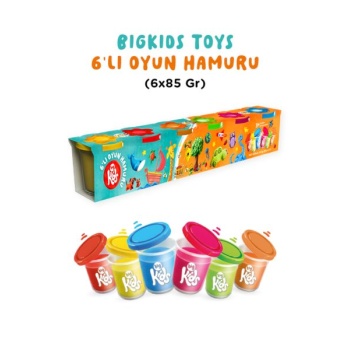 Bigkids Toys / 6Lı Oyun Hamuru (6X85 Gr)