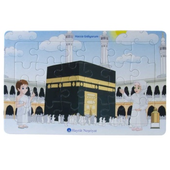 Hacca Gidiyorum 24 Parça Yapboz