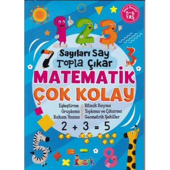 Sayıları Say Topla Çıkar Matematik Çok Kolay - 5-6 Yaş