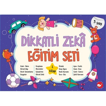 Dikkatli Zeka Eğitim Seti - 1. Kitap (5 Yaş)