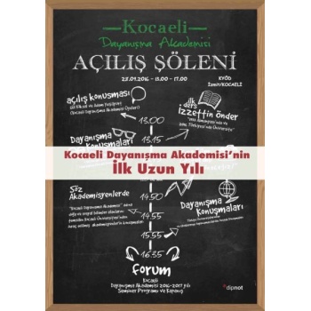 Kocaeli Dayanışma Akademisi’nin İlk Uzun Yılı