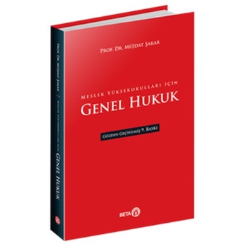 Meslek Yüksekokulları İçin Genel Hukuk