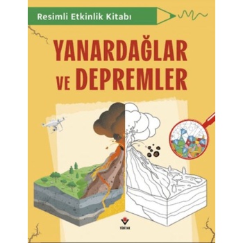 Resimli Etkinlik Kitabı - Yanardağlar ve Depremler