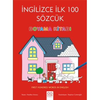 İngilizce İlk Yüz Sözcük Boyama Kitabı