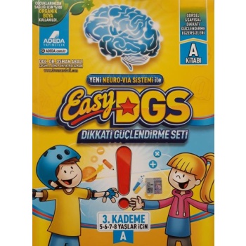 EASY Dikkati Güçlendirme Seti 5-8 yaş A Kitapçığı