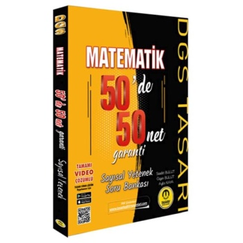 Tasarı DGS Matematik 50 de 50 Net Garanti Soru Bankası