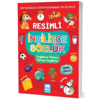 Resimli İngilizce - Türkçe Türkçe İngilizce Sözlük Örnek Cümleli
