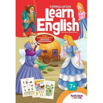 İlkokullar İçin Learn English - Kırmızı