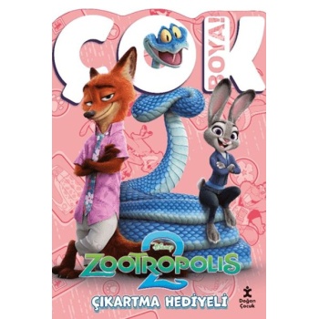 Zootropolis 2: Çok Boya! - Çıkartmalı Dev Boyama Kitabı