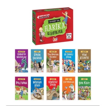 Çocuklar İçin Harika Klasikler– (10 Kitap+Soru Kitapçığı)