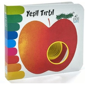 Mini Delikli Kitaplar Serisi - Yeşil Tırtıl