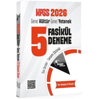 Doktrin Yayınları 2026 KPSS Genel Yetenek Genel Kültür 5 Deneme