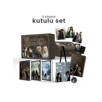 Gümüş Yürek Serisi - Üç Kitaplık Hediyeli Ciltli Kutu