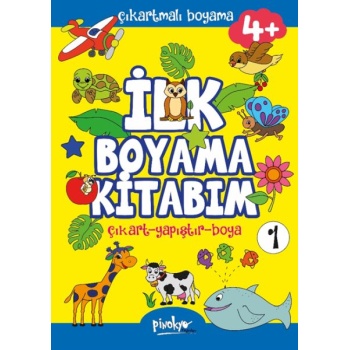 Çıkartmalı İlk Boyama Kitabım 4+ Yaş-1