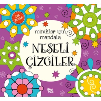 Minikler İçin Mandala - Neşeli Çizgiler