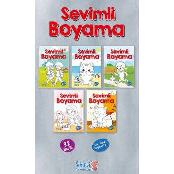 Sevimli Boyama 5 Çeşit 25’li Paket