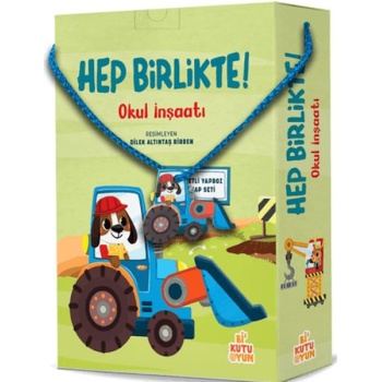 Hep Birlikte - Okul İnşaatı (Kitap ve Oyun Seti)