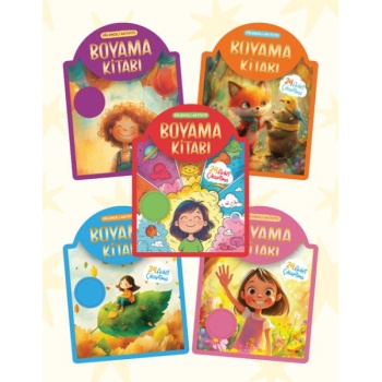 Çıkartmalı Boyama Kitabı - 5 Kitap Set