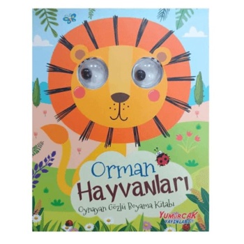 Oynayan Gözlü Boyama Kitabı – Orman Hayvanları