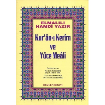 Kuranı Kerim ve Yüce Meali Orta Boy (Sarı)